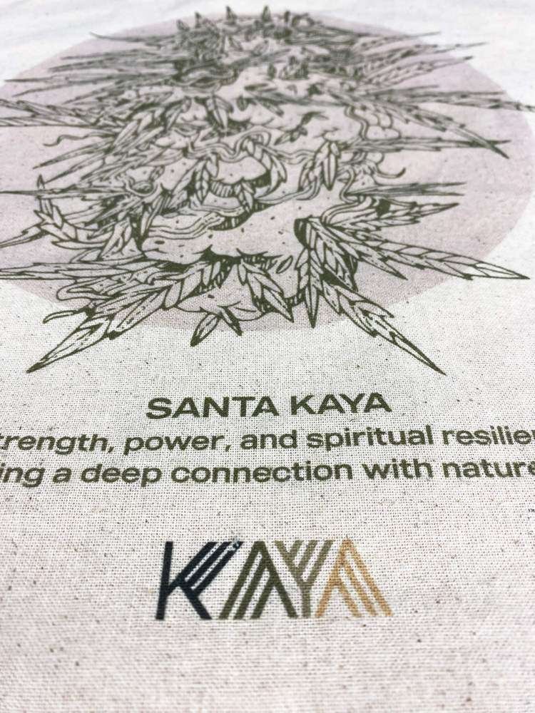 Santa Kaya Tote Bag Natural 100% Algodão - Imagem 2