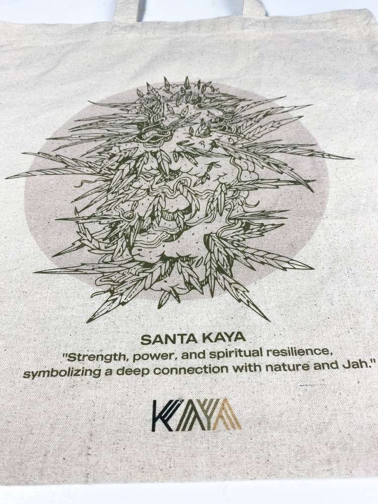 Santa Kaya Tote Bag Natural 100% Algodão - Imagem 3
