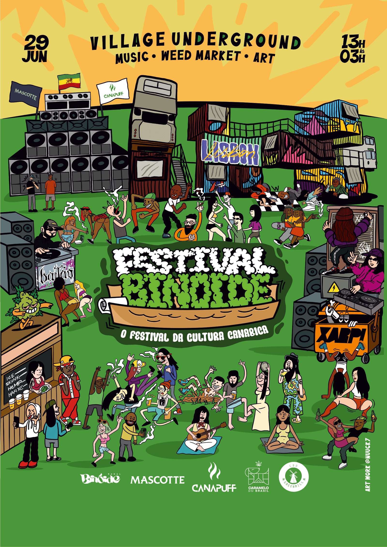 Festival Binóide: Uma Celebração da Cultura Canábica com a Kaya e Smoke Up