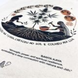 Tote Bag Sagrado Ancestral 100% Algodão Cannábis Cult (vista 2)